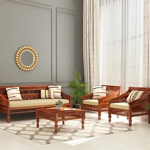 Wooden Sofa Set Manufacturers in Ahmedabad